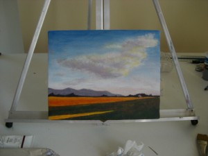 small landscape painting